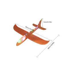 (Type 2China) 48 cm EPP Handkastflygplanslansering Tillförlitlig Dubbelhåls Empennage Kastande Svävande Flygplan B