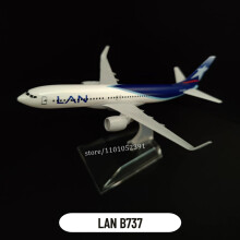 (79.LAN B737) 1:400 Metallflygplansreplika Aeroflot Siberia Transaero RU Airlines Skalaplansmodell Aviation Di