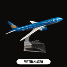 (28.VIETNAM A350) Metallreplika av flygplan i skala 1:400, Pakistan PIA-flygplansmodell, gjuten miniatyr, barnrum