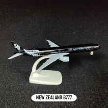 (New Zealand B777) Skala 1:250 Metallflygreplika, Southwest B737 Flygplansmodell Miniatyr, Julklapp för Barn