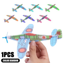 (1Pcs Random) 1-5 st 3D DIY Handkastande Flygande Flygplan Leksaker Segelflygplan Skumflygplan Barn Barnpresent 12