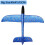 (48 Blue Plane) Stort skumplan, glidflygplan, handkastflygplan, tröghetsflygplan, EPP-bubblaplan, utomhuslansering, 1