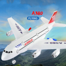 (WHITE) Airbus A380 Fjärrstyrt flygplan Boeing 747 Fjärrstyrt flygplan Fjärrstyrt flygplan 2.4G F