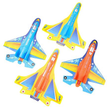(4pcs random colorSPAIN) Katapultleksaksplan Handstart Kastflygplan Tröghetsskumglider Födelsedagsfest Favor Utomhus S