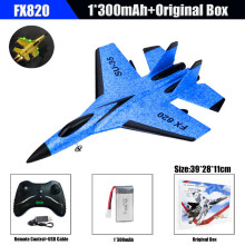 (ChinaFx820 With Box BU) 2.4G RC Skumflygplan SU-35 Flygplan Radiostyrt Glidflygplan Fjärrstyrt Jaktflygplan Glidflygplan T