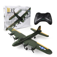 (Military Green) Feixiong B17 Bombplan Fx817 Fjärrstyrt glidflygplan Barnmodell Fjärrstyrd fjärrkontroll