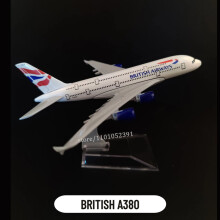 (21.BRITISH A380) 1:400 Skala Metall Flygplansreplika BRISTISH B777 Airlines Flygplan Gjuten Modell Flygplan Aiviation
