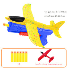 (Blue Aircraft) Ny flygplanskastare Bubbelkatapult med flygplansleksak Roliga flygplansleksaker för barn Flygplanska