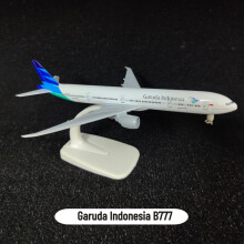 (Garuda B777) Skala 1:250 Metallflygreplika, Qatar A380 Flygplansmodell Flygplansminiatyr, Rumsdekor Julklapp