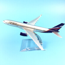 (aeroflot) 16CM FLYGPLANSMODELL FLYGPLANSSIMULERANDE 16 LEGERING JULLEKSAK PRESENT BARN Prydnadsföremål Färg