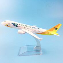 (Photo Color) JASON TUTU 16cm Flygplansmodell Flygplansmodell Cebu Pacific Air Airbus A320 Flygplansmodell Gjuten