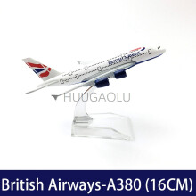 (4) 1:400 Flygplansmodeller Airbus Boeing 747 A380 Flygplansmodell Flygplansmodell Metall Aviones A Esca