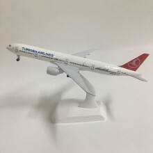 (20CM Turkey B777) JASON TUTU 20 cm Turkiet Boeing 777 Flygplansmodell Flygplansmodell Turkiskt Flygplansmodell 1:300 D