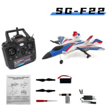 (SG F22 1B) SG-F22 4K Fjärrstyrt Flygplan 3D Stuntplansmodell 2.4G Fjärrstyrt Jaktplansglider Elektrisk R