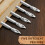 Retro Engraved Feather Dip Pen Includes 5 Nibs And-Burgundy 4