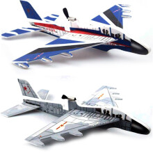 (Random color 1Piece) DIY Biplan Glider Skumdrivet Flygplan Uppladdningsbart Elflygplan P31B