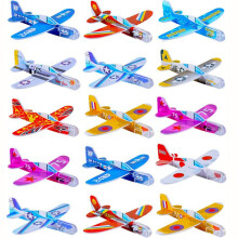 (30pcs random) 30 st mini-skumflygplansleksak handkastande flygplan barnleksaker