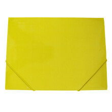 Expandable A4 File Bag Elastic Band Secured Storage-Yellow