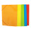 Expandable A4 File Bag Elastic Band Secured Storage-Yellow 2