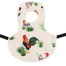Chicken Saddles for Hens, Cotton Material Poultry Accessories with Cute Patterns, Adjustable Fit Washable Aprons to Prevent Pecking and Promote Healin