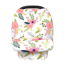 (color 3) Baby Car Seat Canopy Covers Nursing Cover Breastfeeding Scarf Infant Stroller Cover Carseat Canopy