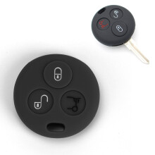 Husă flexibilă din silicon pentru cheie Mercedes Benz, protecție împotriva șocurilor, rezistentă la zgârieturi, ușor de instalat, suprafață