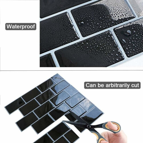 Πλακάκια backsplash από ξεφλουδισμένο και κολλημένο υλικό για κουζίνα, πιο χοντρά 2