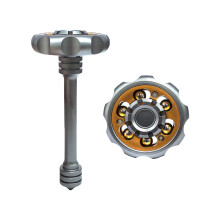 Handheld Conjuring Stick Spinner Detachable Finger-Silver Grey