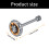 Handheld Conjuring Stick Spinner Detachable Finger-Silver Grey 3