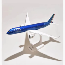(Blue) För 1/200 skala A350-900 Italienskt flygplansmodell Plast ABS Flygplan Modellbyggsats Flygplansläge