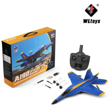 (1Battery) Aereo RC WLtoys XK A190 2.4G 2Ch RC Airplane Aereo telecomandato Ala fissa Giocattoli da esterno Dro