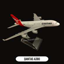 (6.QANTAS A380) Replica di aereo in metallo in scala 1:400 BRISTISH B777 Airlines modello di aereo pressofuso Aviati