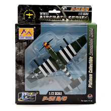 (A) Modello in scala 1/72 del caccia americano P-51B Mustang P51 Diecast, collezione di ornamenti per ae