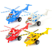 (4PCS Set 2) Giocattoli per aerei a traino, 4 pezzi/set, simulazione casuale, bambole per bambini, modello in pla