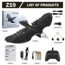 (Eagle 1B) Aereo RC Simulazione Apertura alare Eagle Aircraft 2.4G Radiocomando Telecomando Aereo in Schiuma Al
