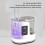 Make up brush cleaner with drying function, easy to reuse, electric makeup brush with drying and disinfection function, ABS. Ref: 8991 2