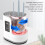 Make up brush cleaner with drying function, easy to reuse, electric makeup brush with drying and disinfection function, ABS. Ref: 8991 4