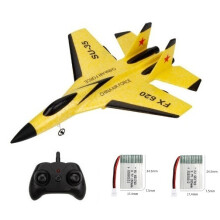 (Yellow 2 B) Drone RC 2.4G Glider FX620 SU35 Aereo ad ala fissa Aereo telecomandato elettrico con LED per esterni