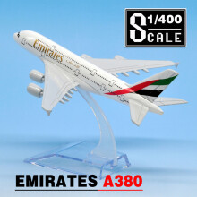 (A380China) Scala 1:400 AirAsia Airbus A340 A320 Modello di aereo in metallo pressofuso da 16 cm, giocattolo per