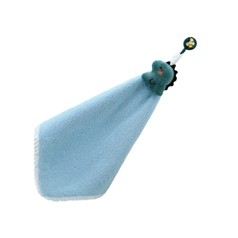 Absorbent Hanging Hand Towel Corals Fleece Materials-Dinosaur