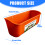 2PCS Hanging Poultry Feeder Stability Spill Prevent Feeding 3