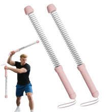 Exercise Workout Battle Ropes, Muscle Building Cords, Home Gym and Outdoor Pink
