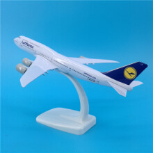 (a) 20CM Airbus Airbus A380 Lufthansa Airlines Aerei Aereo Aereo Modello in lega Giocattolo senza carrel