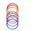12 Pcs plastic throwing rings target throwing carnival backyard park educational practice toy(12pcs 20CM Random) 1