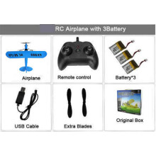 (Blue 3 batteries) FX803 super aliante Aereo telecomandato 2CH Aereo telecomandato giocattolo pronto a volare come rega