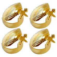 4 pieces Partly candle snuffer for home metal accessories forly extinguishing candle flames stylish design for scented candles