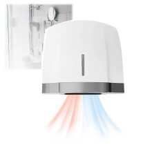 1800w Commercial Bathroom Hand Dryer Electric Automatic Air Hand Dryer With Dual Hot Cold Control ABS Cover Wall Mounted