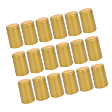 100er-Pack PVC-Schrumpfkappen für Weinflaschen, die den-Gold