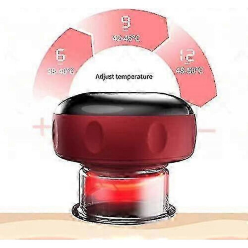 12 Gears 4 In 1 Multi-function Electric Smart Cupping Set with Red Light Therapy 2