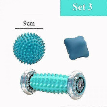 (Style 5) Foot Massage Ball Plantar Fascia Roller Muscle Relaxation Sports Fitness Balls Peanut Transmembrane Ball Body Exercise Set